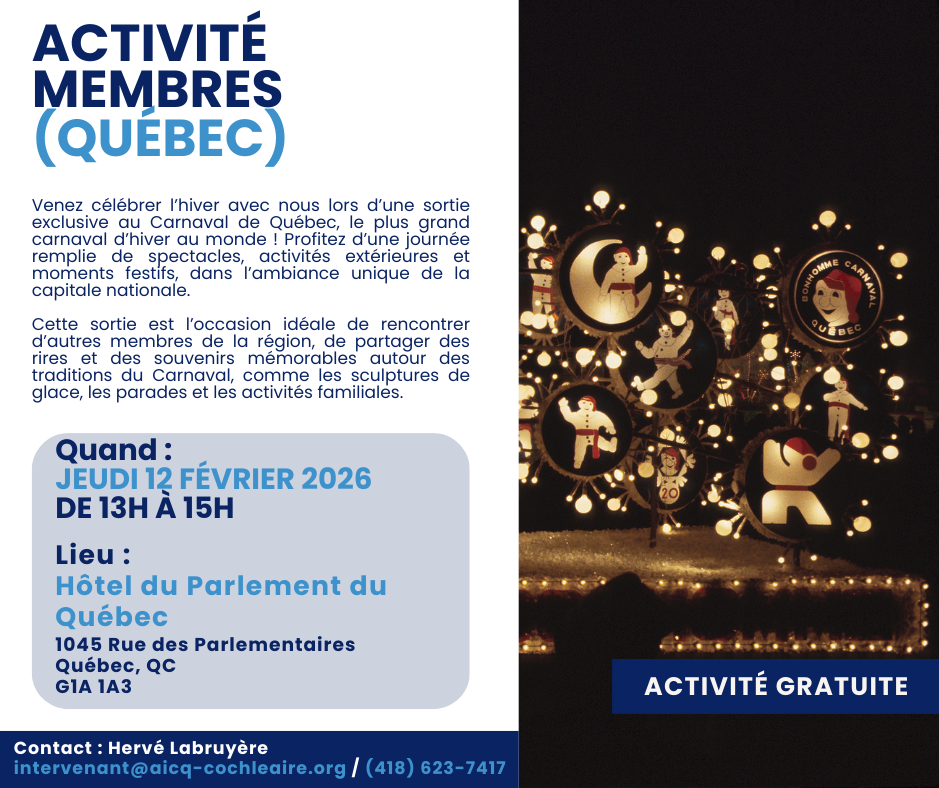 Sortie au Carnaval de Québec