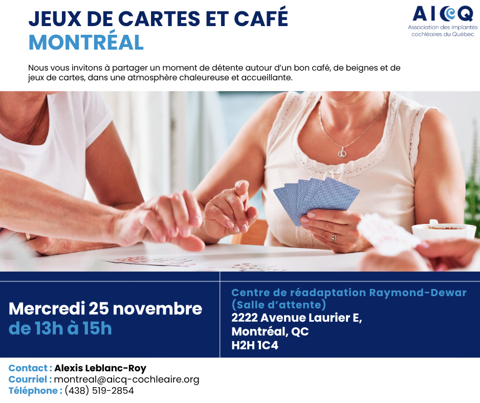 Jeux de cartes et café rencontre - Montréal