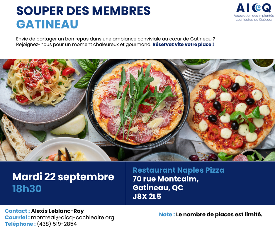 Souper des membres - Outaouais