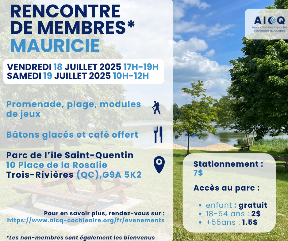 Rencontre de membres (Mauricie)