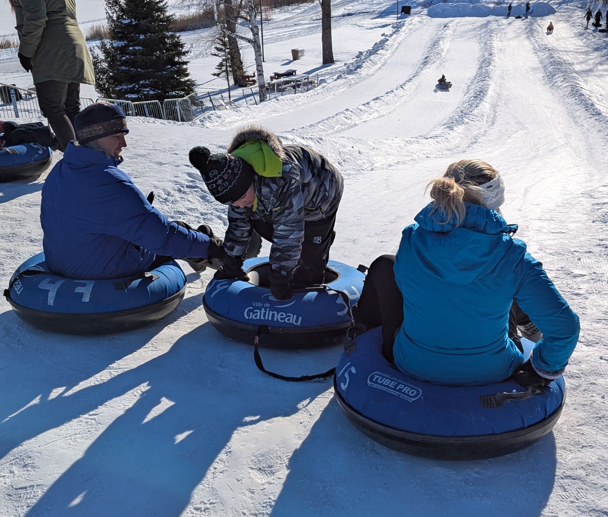 Glissades au Lac Beauchamp