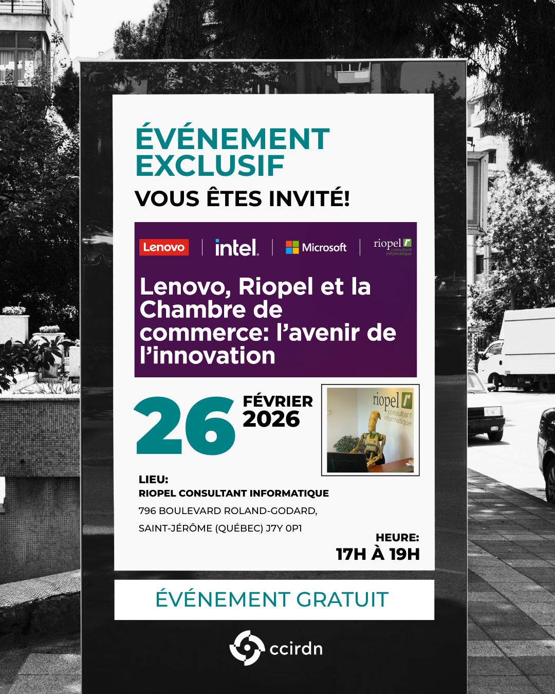 5@7 avec Lenovo, Riopel et la Chambre de commerce: l’avenir de l’innovation