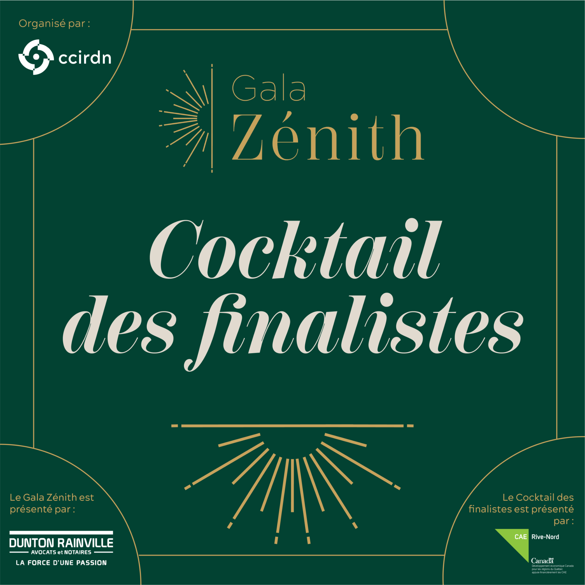 Cocktail des finalistes - Gala Zénith