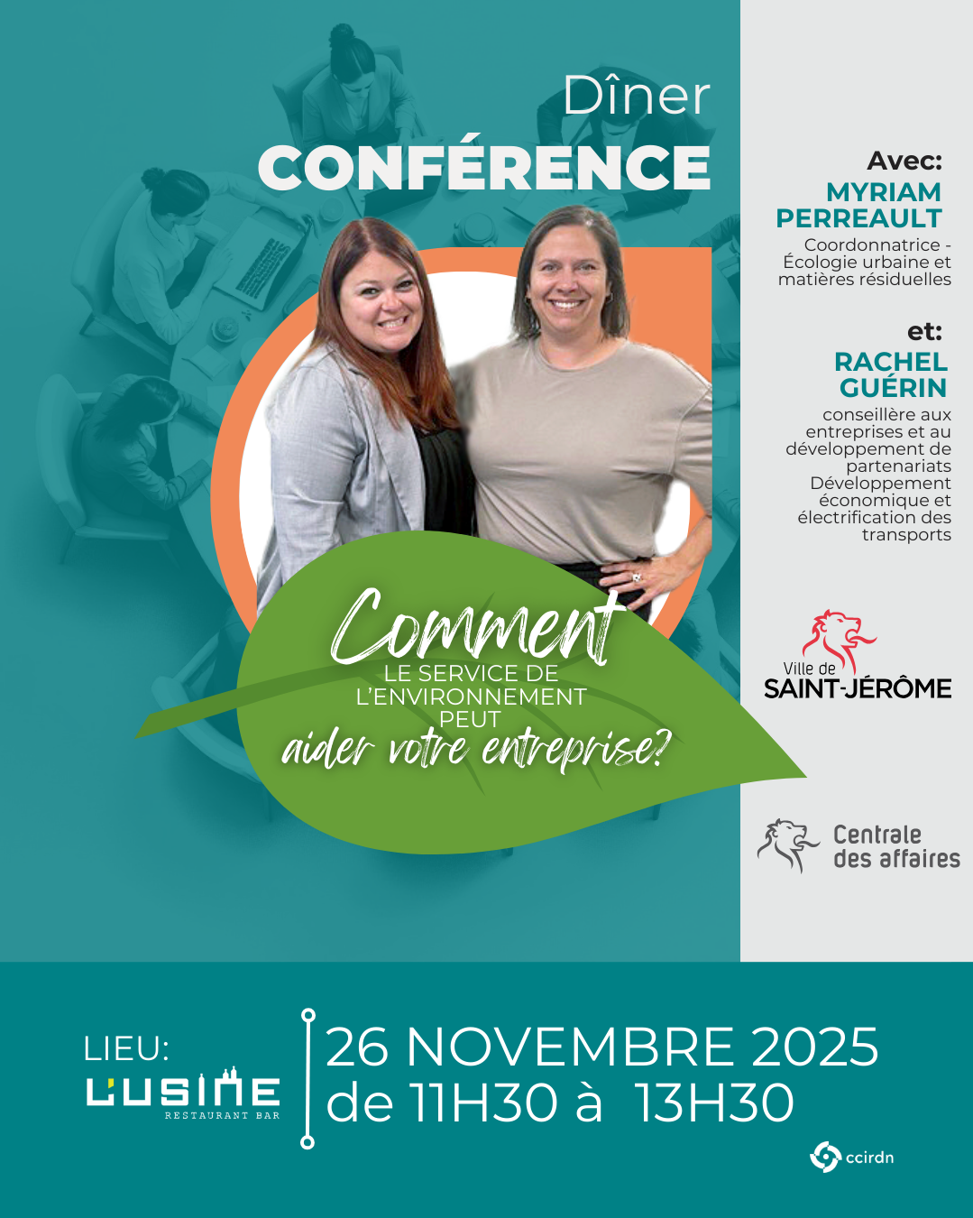 Dîner conférence