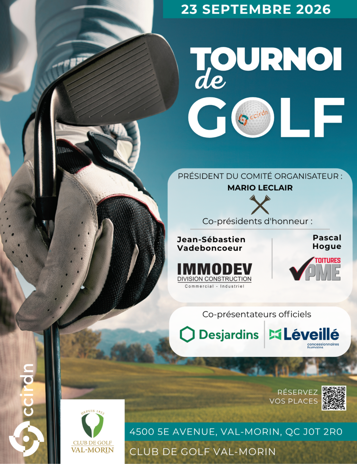 Tournoi de golf 2026