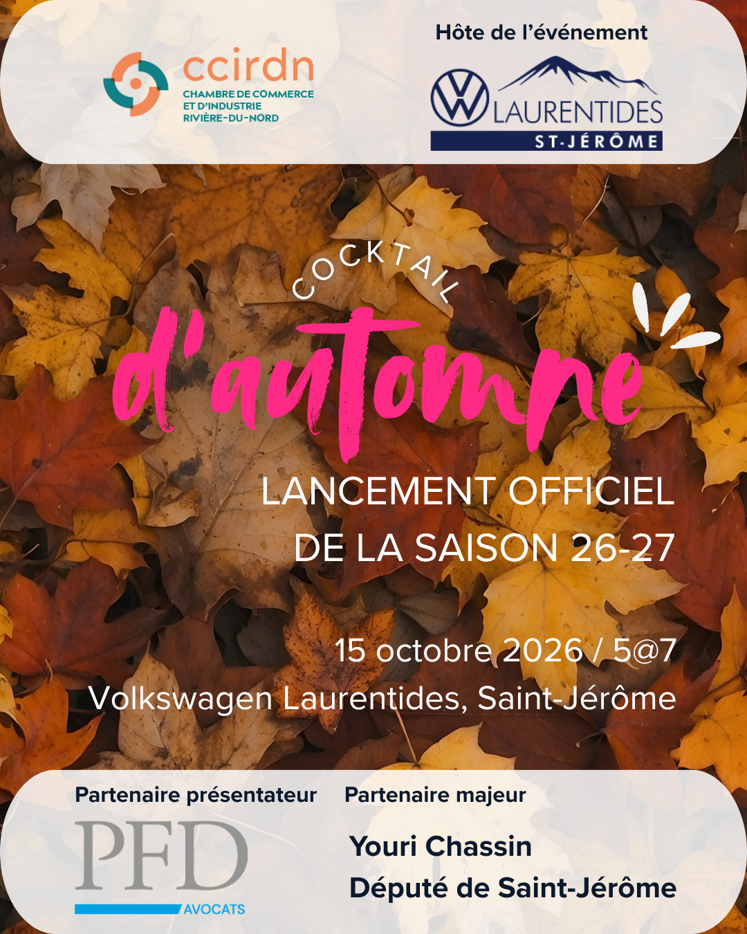 Cocktail d'automne : Le grand démarrage