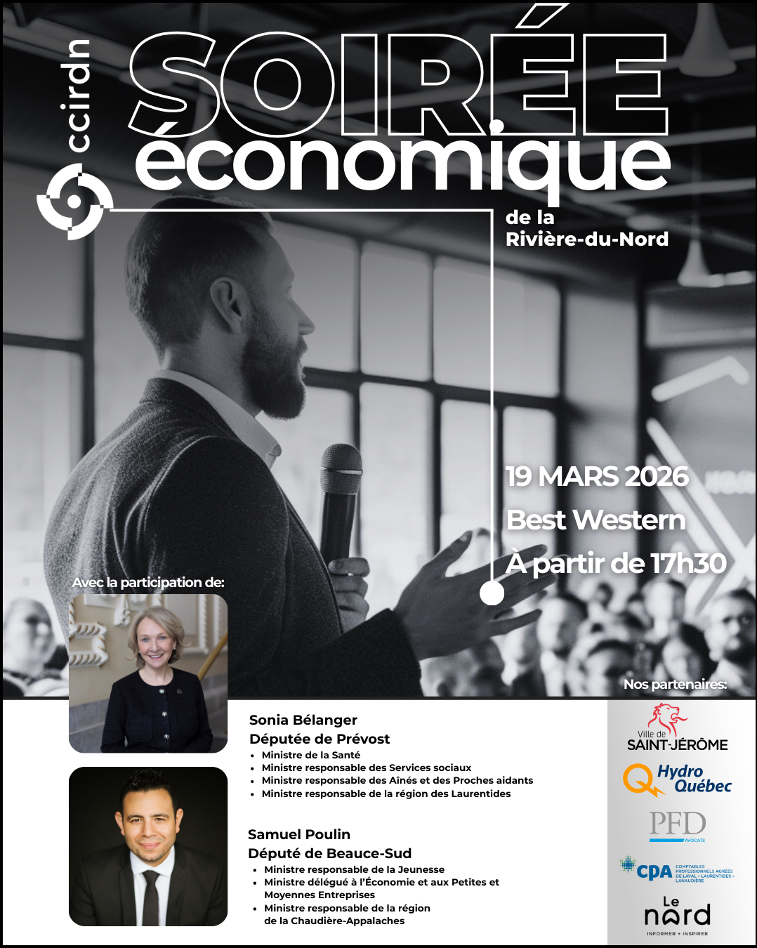Soirée économique de la Rivière-du-Nord