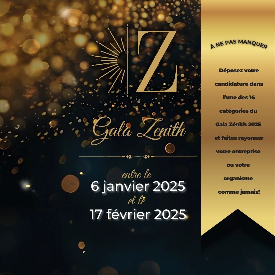 Dépôt de candidature au Gala Zénith 2025