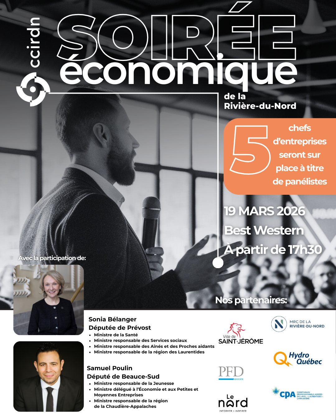 Soirée économique de la Rivière-du-Nord