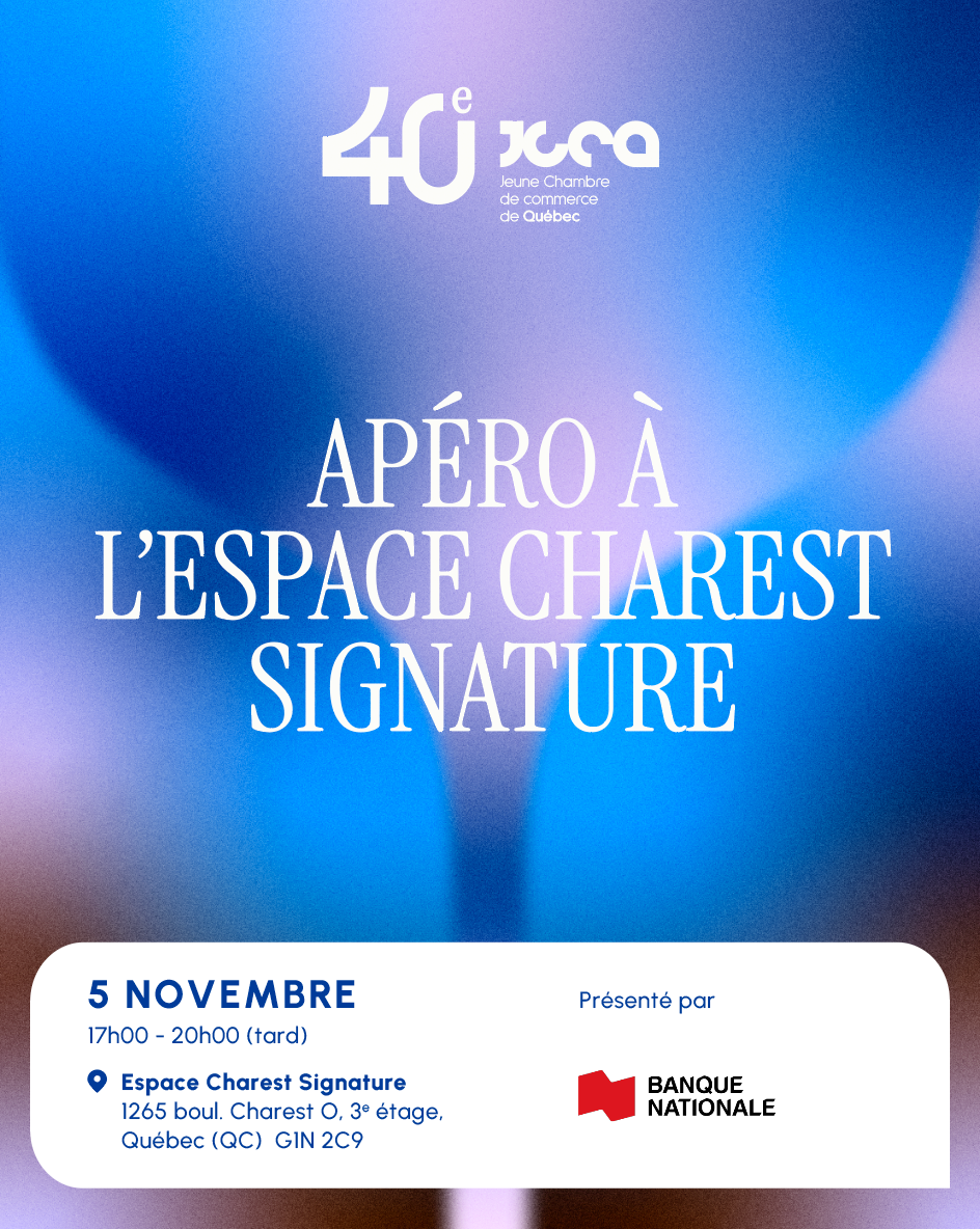Apéro à l’Espace Charest Signature