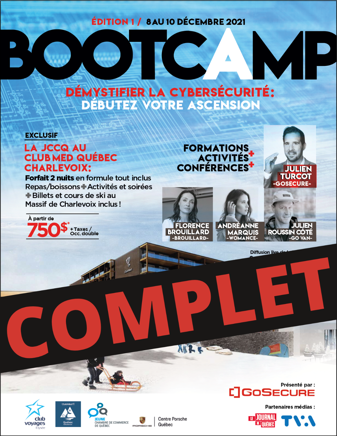 Bootcamp Club Med Québec Charlevoix X JCCQ