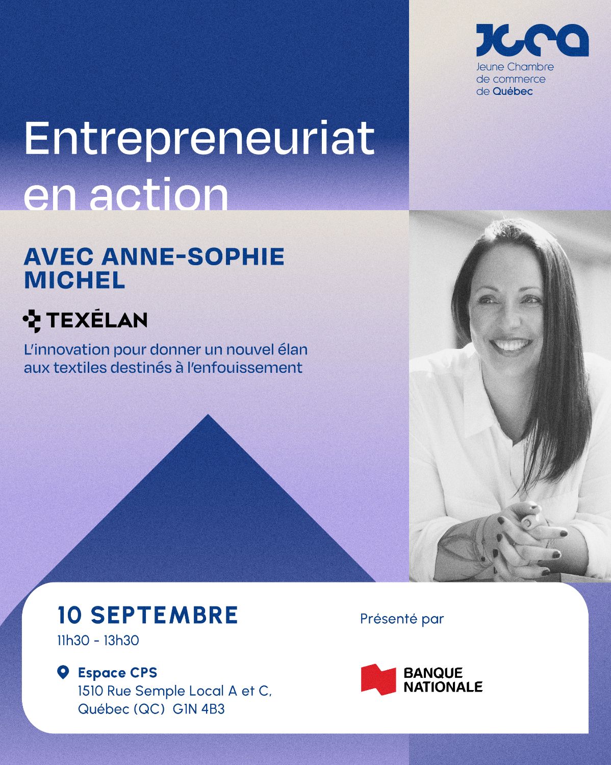L'entrepreneuriat en action : Conversation avec Anne-Sophie Michel