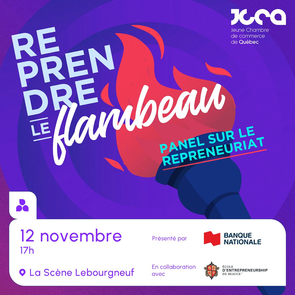 Reprendre le Flambeau - Panel sur le repreunariat