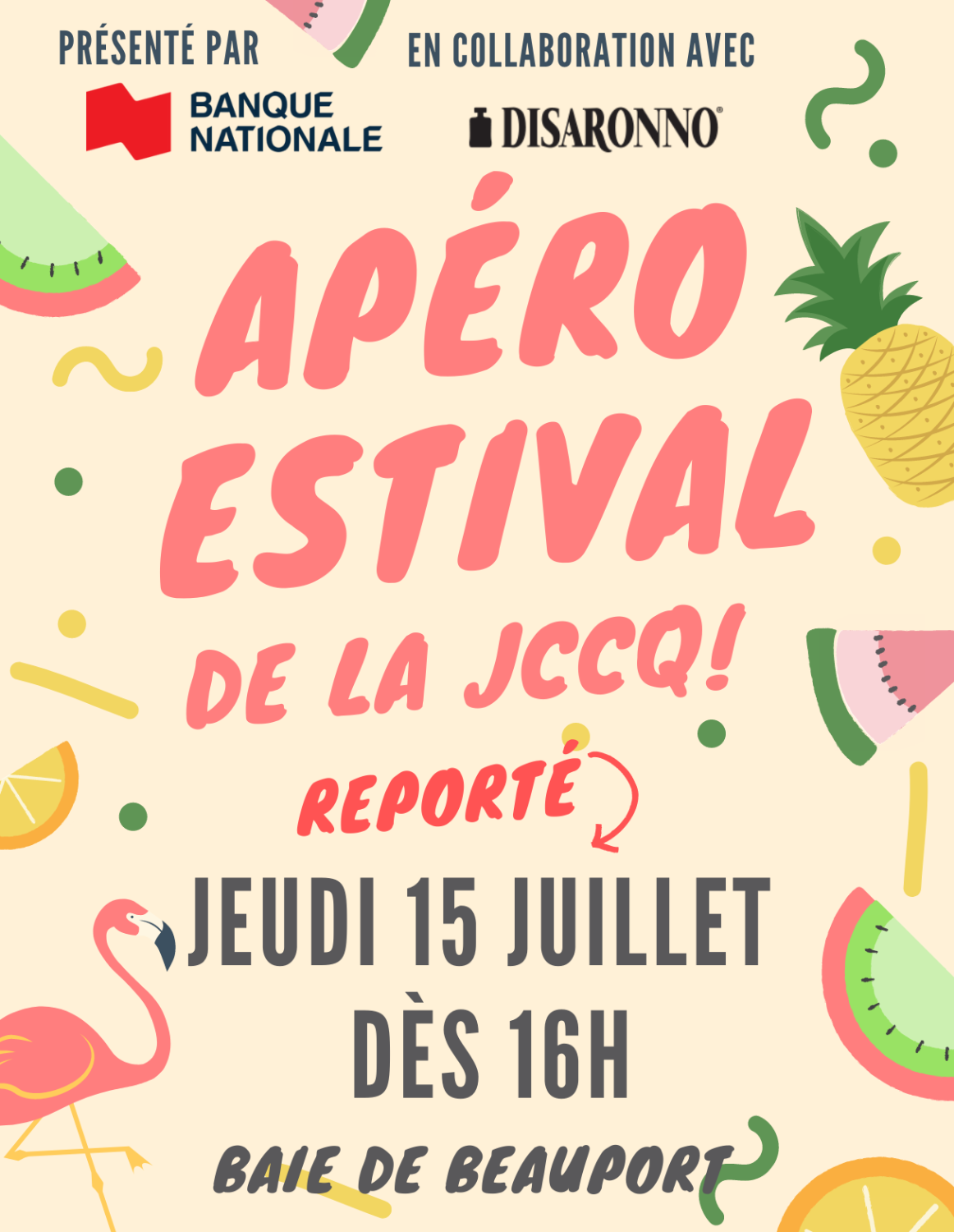 Apéro estival de la JCCQ!
