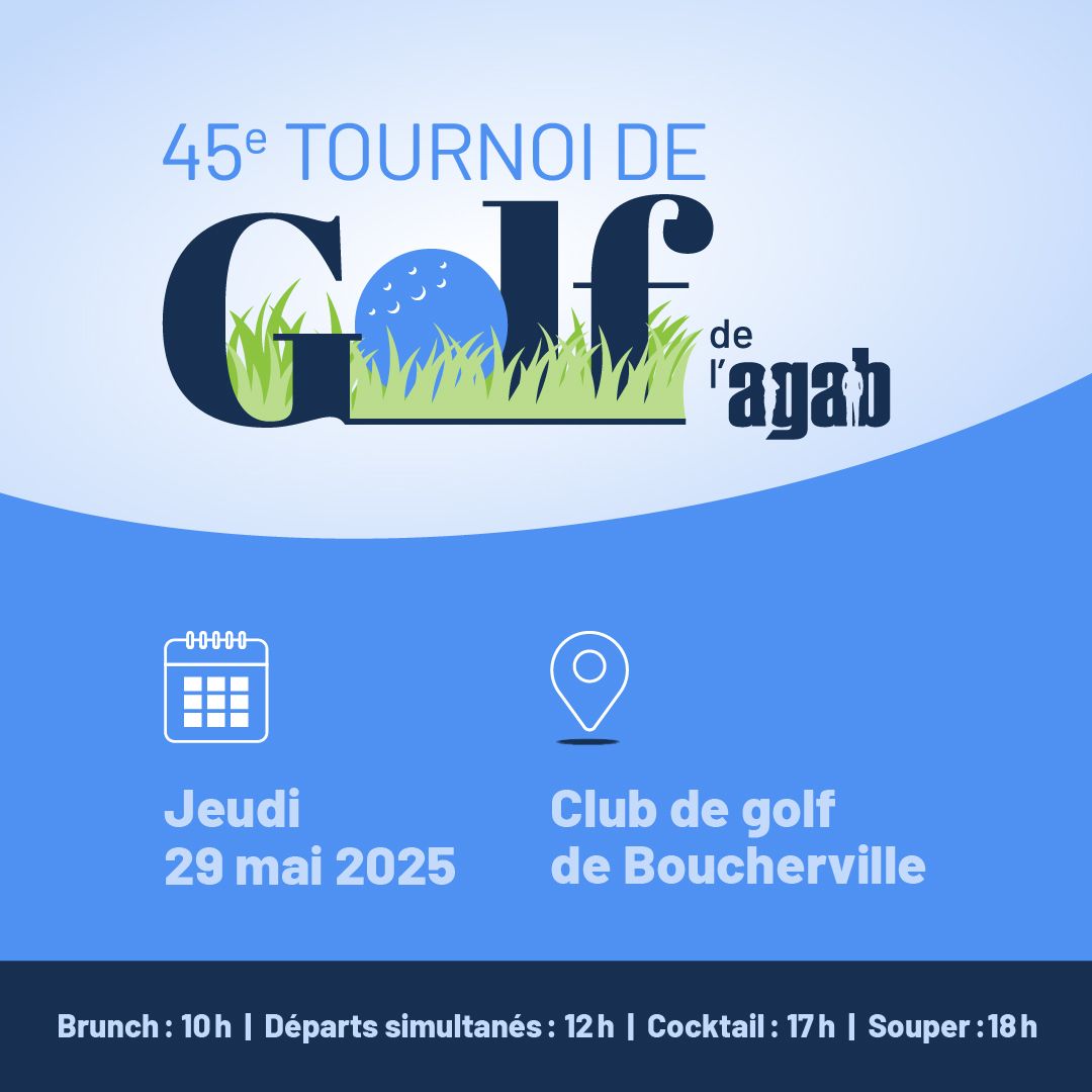 45e édition du Tournoi de golf de l'AGAB
