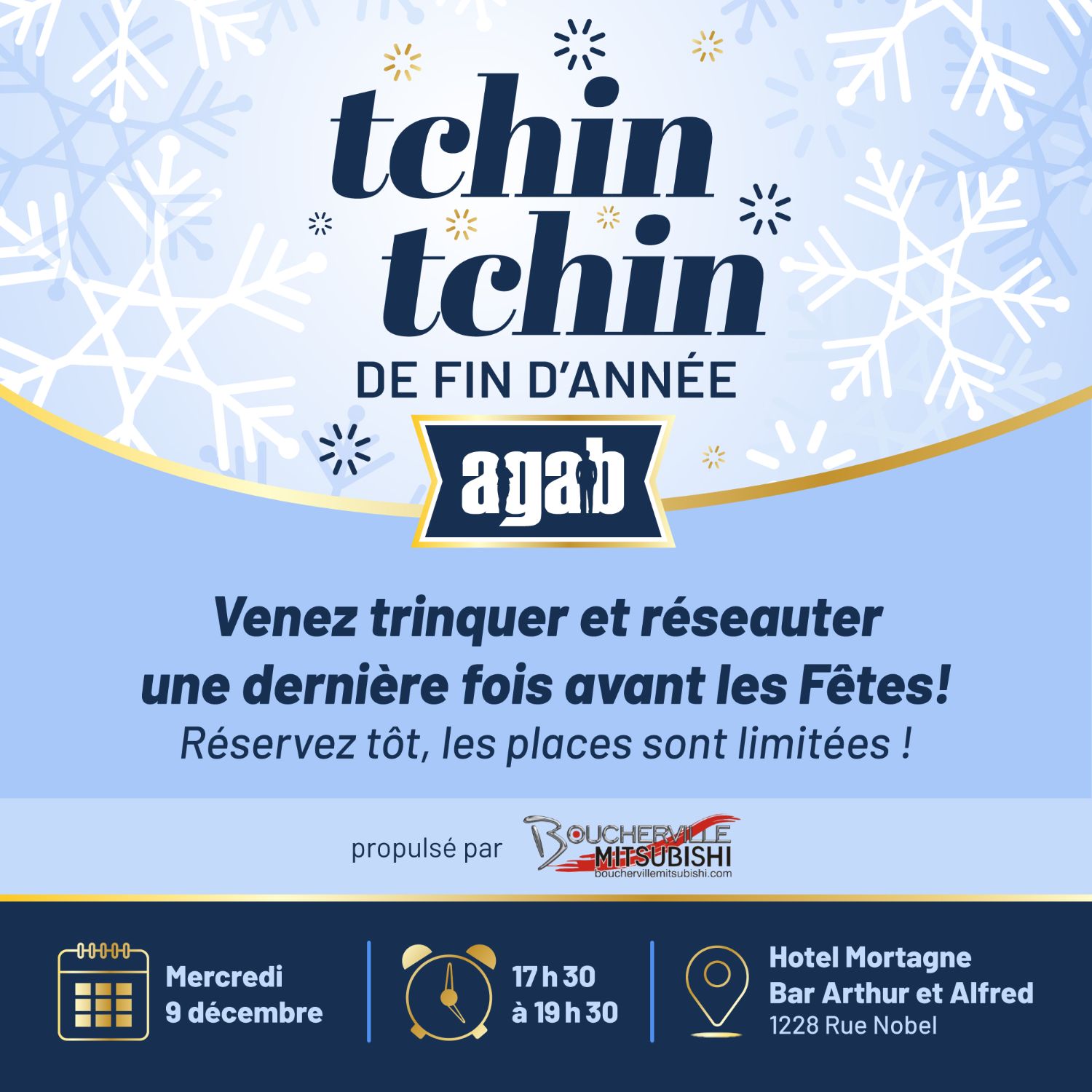 Tchin-tchin de fin d’année AGAB