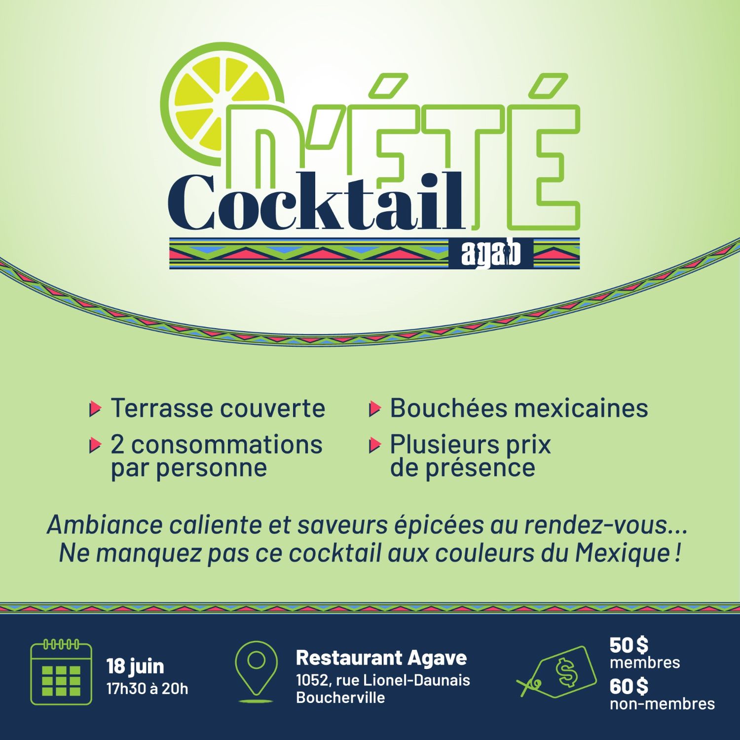 Cocktail d'été - AGAVE