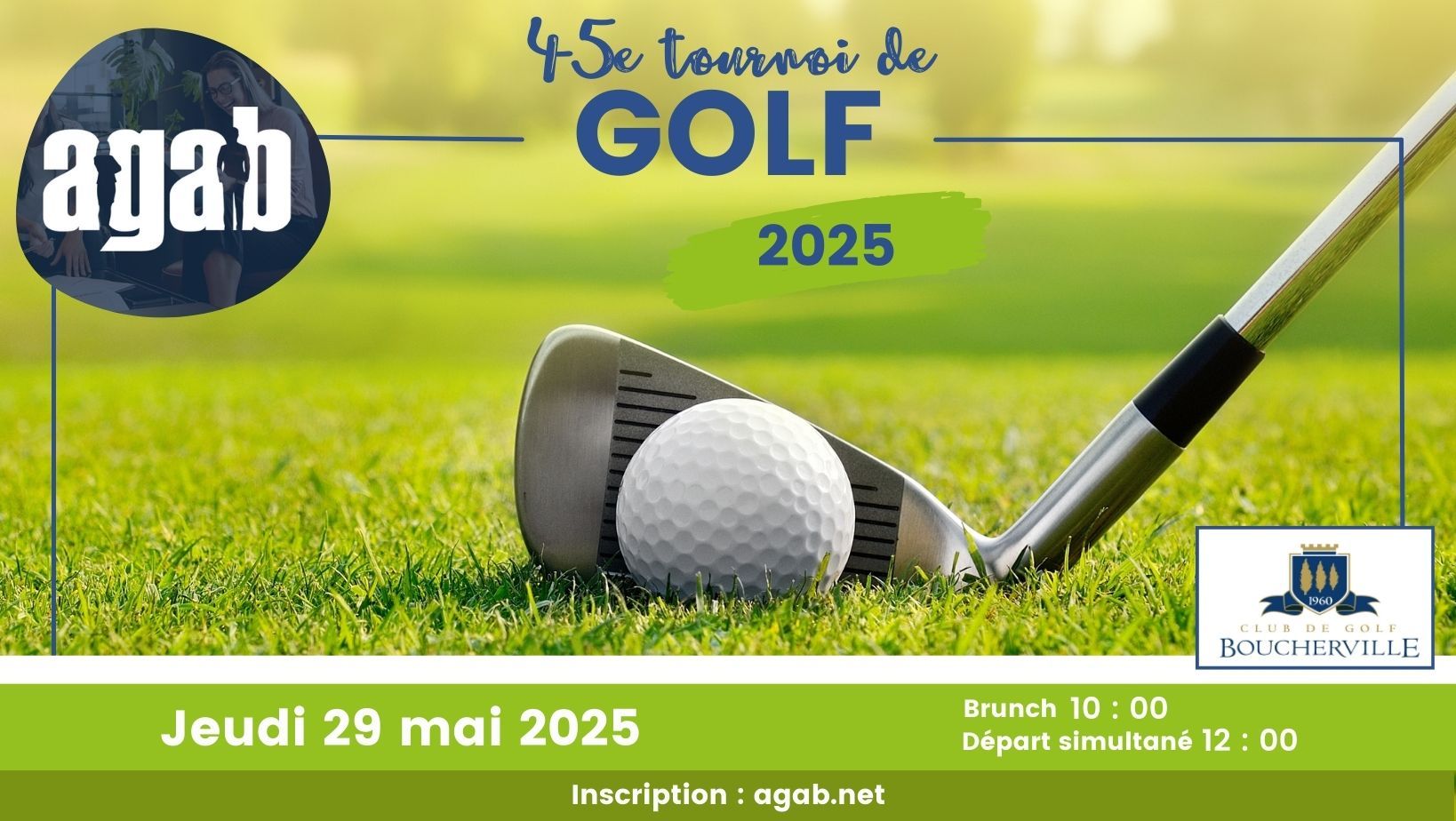 45e édition du Tournoi de golf de l'AGAB