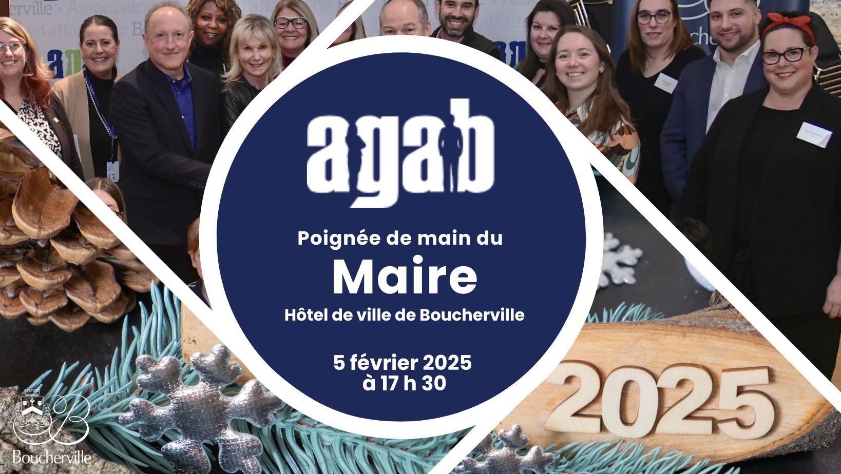 Poignée de main du maire 2025