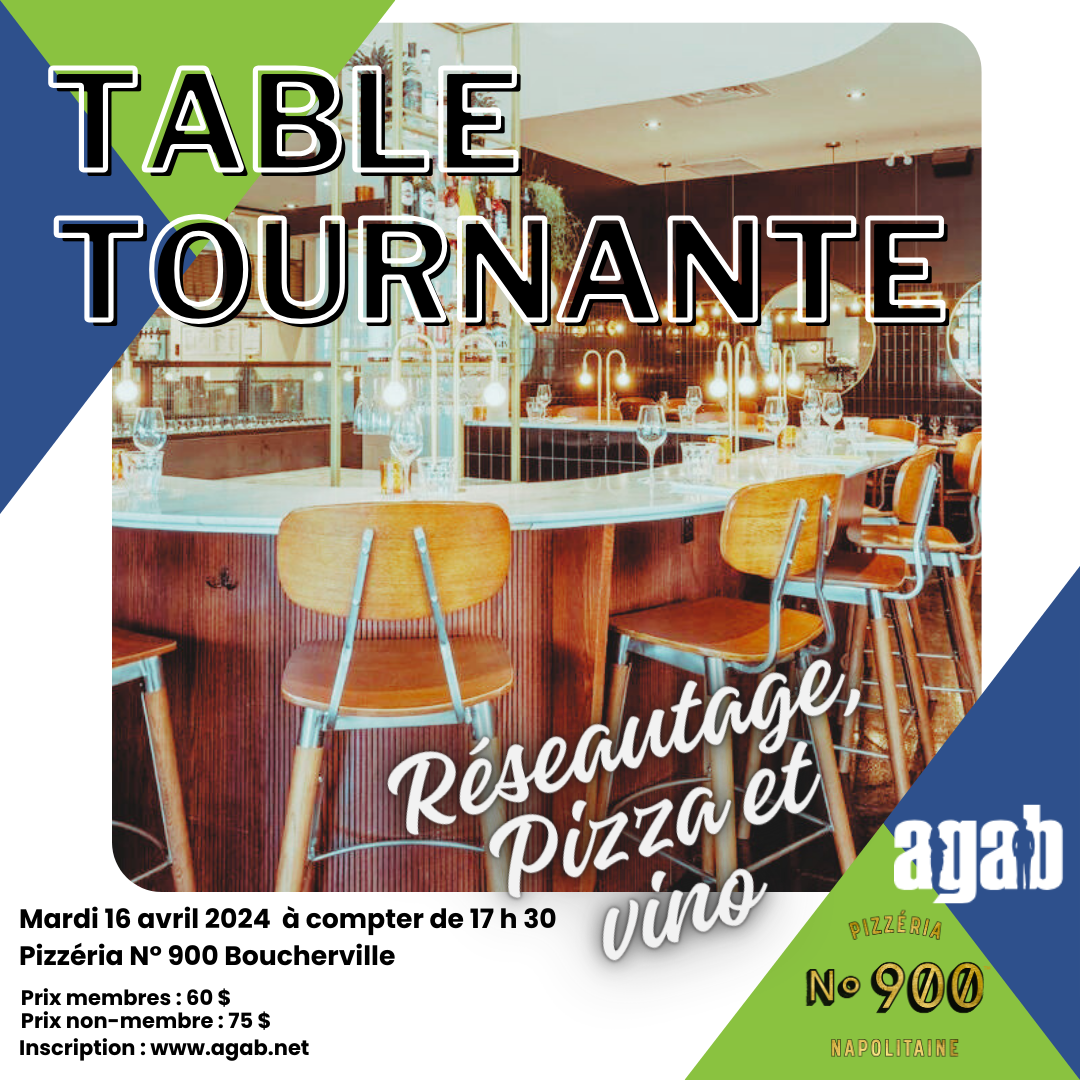 5@7 Table tournante - Pizzéria 900