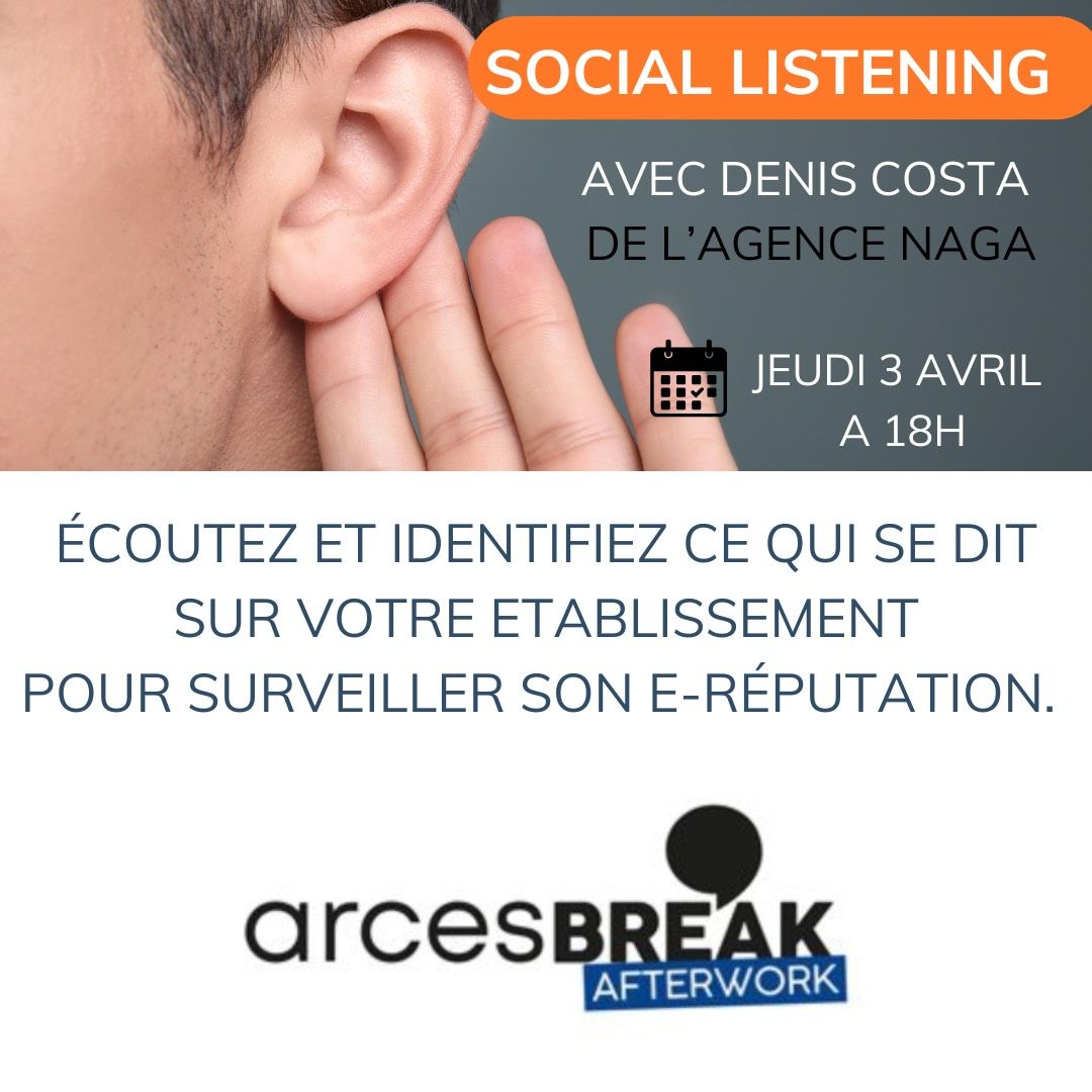 [Arces’Break afterwork] Introduction au Social listening