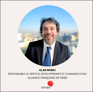 [Portrait de membre] Alan Nobili, responsable développement et communication de l'Alliance française de Paris