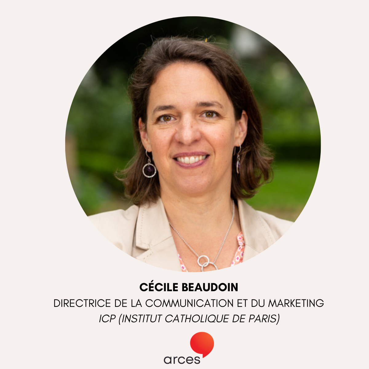 [Portrait de membre] Cécile Beaudoin, directrice de la communication et du marketing de l'Institut Catholique de Paris