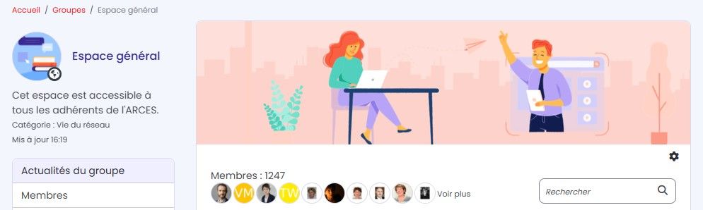 Un réseau social collaboratif