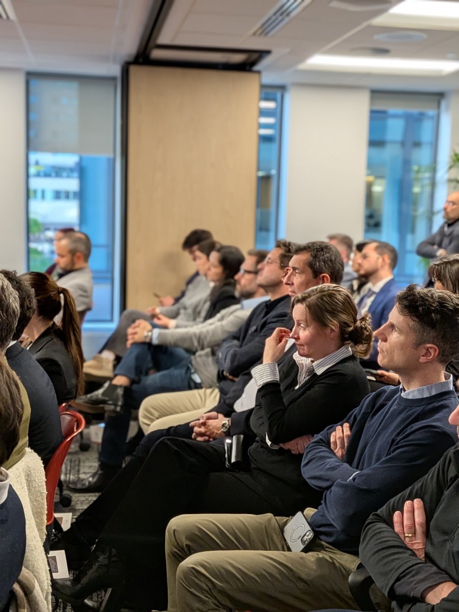 Participants réunis à la Station Fintech