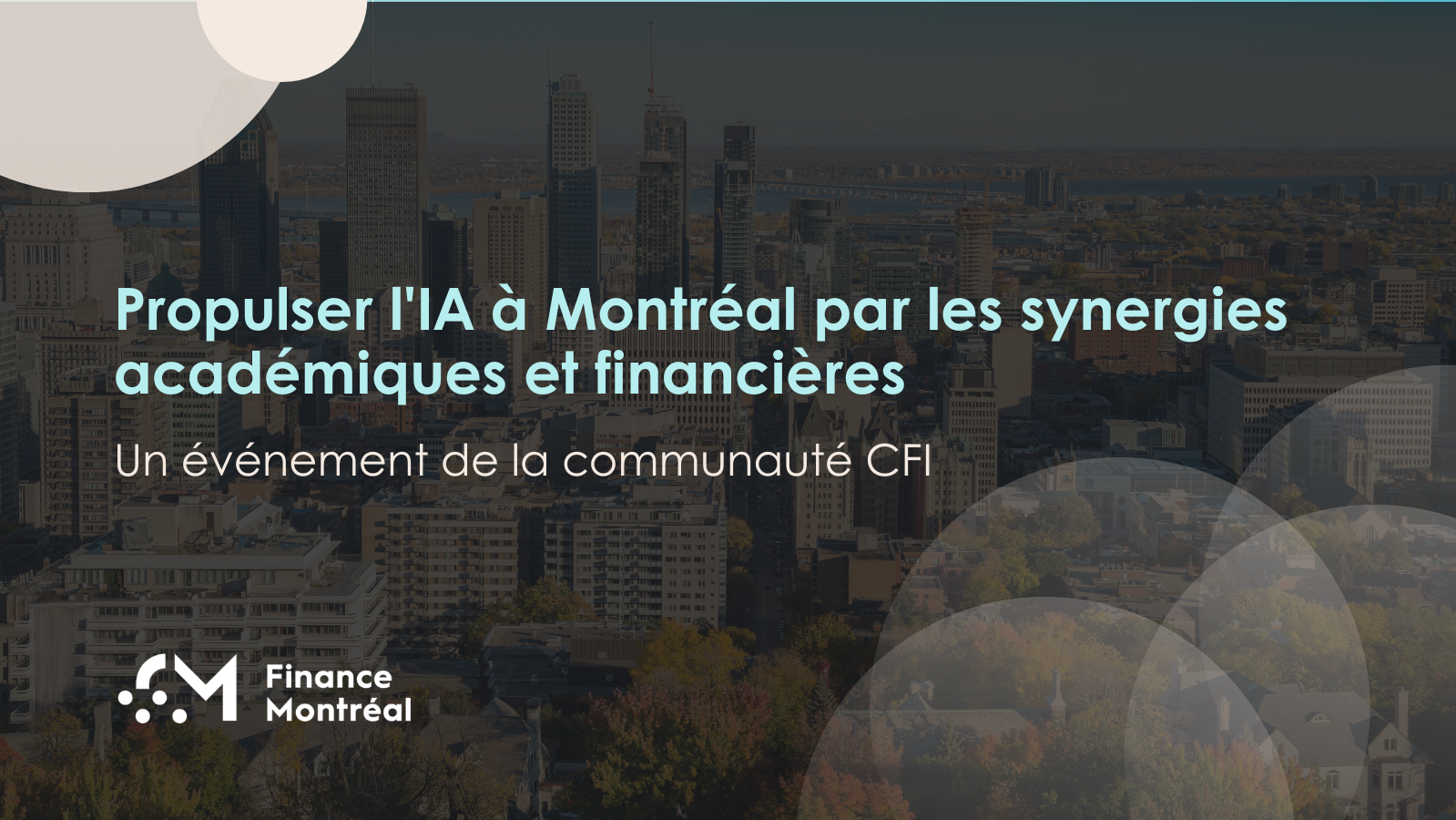 Propulser l'IA à Montréal par les synergies académiques et financières