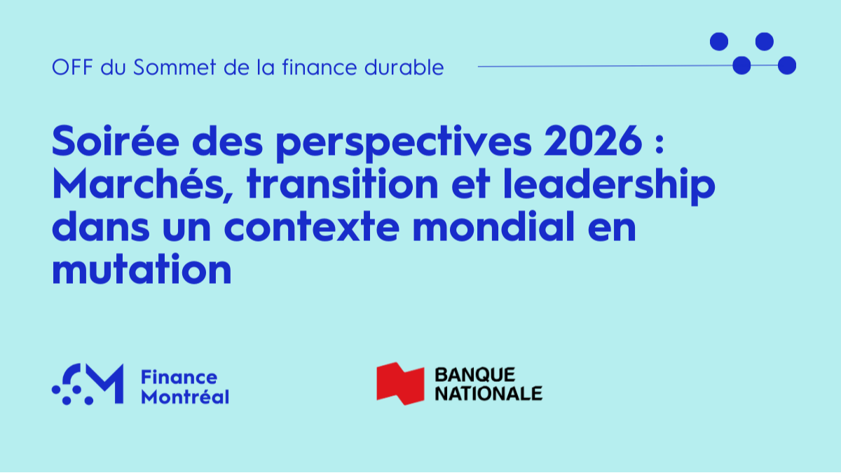 Soirée des perspectives 2026 : Marchés, transition et leadership dans un contexte mondial en mutation