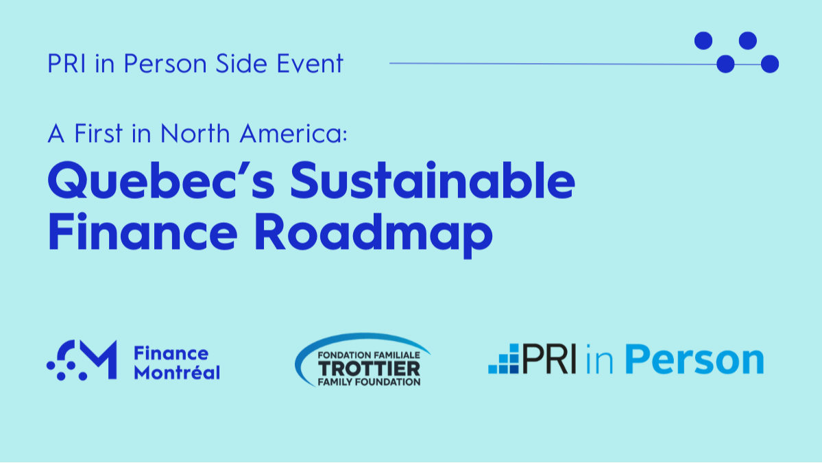 A First in North America: Quebec’s Sustainable Finance Roadmap