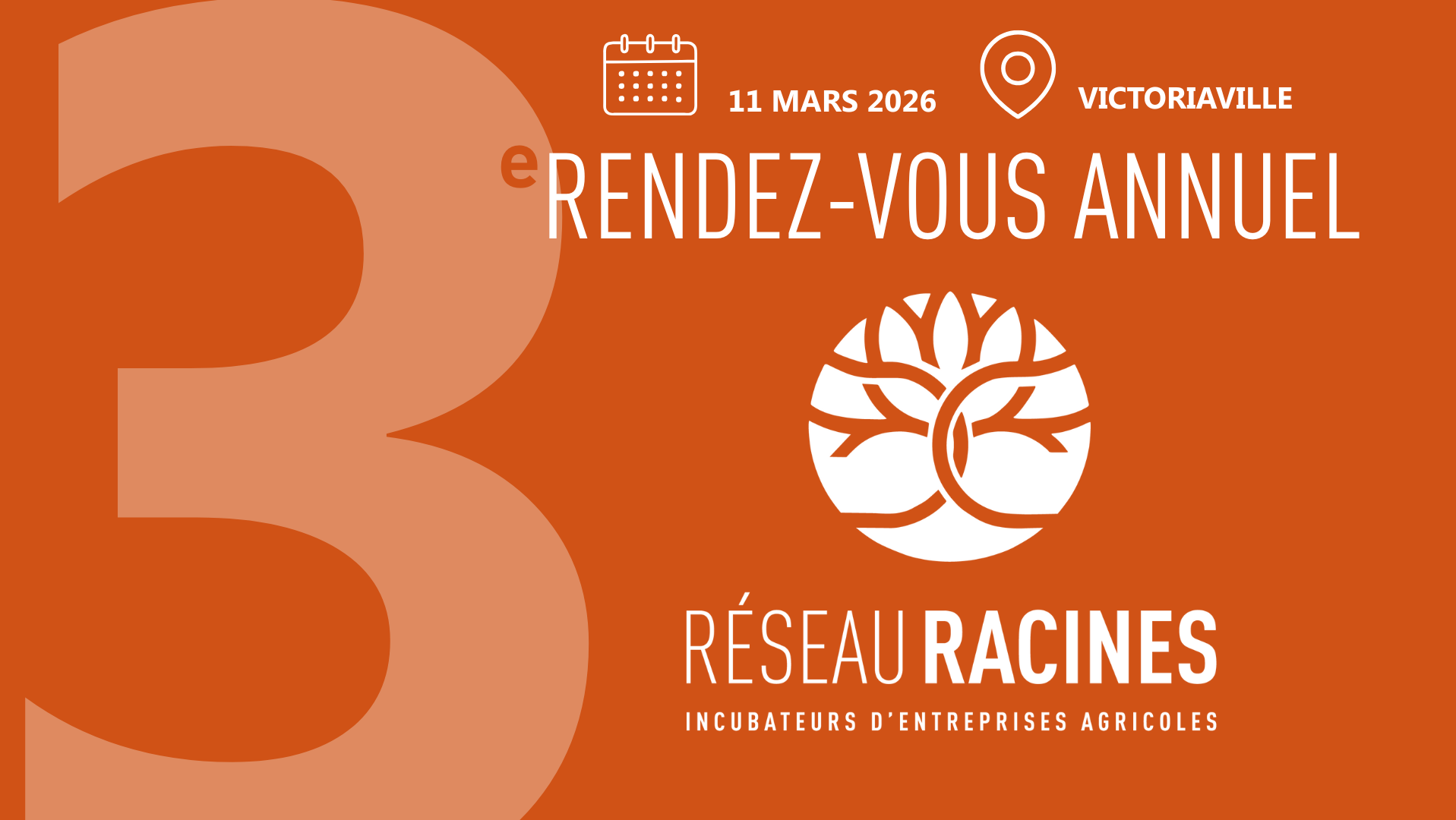 Rendez-vous annuel du Réseau Racines 2026