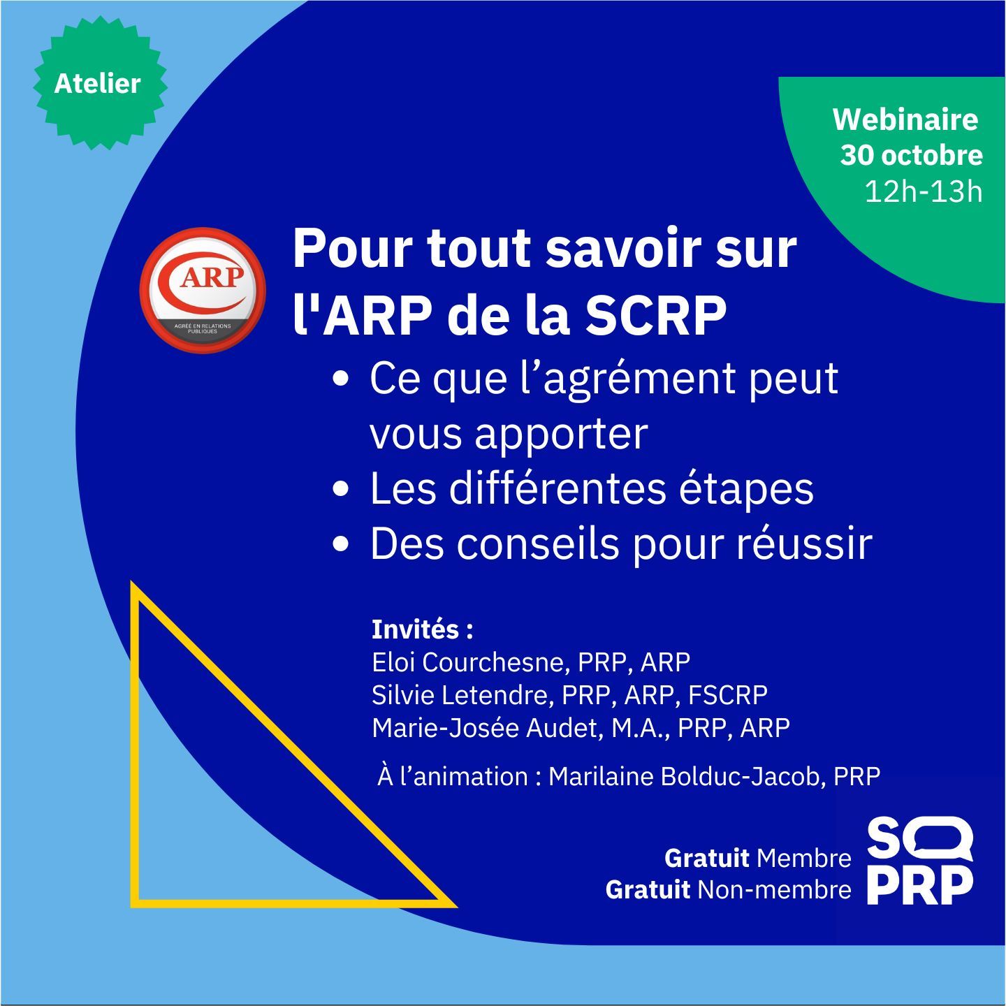 Pour tout savoir sur l'agrément en relations publiques (ARP) de la Société canadienne des relations publiques (SCRP)