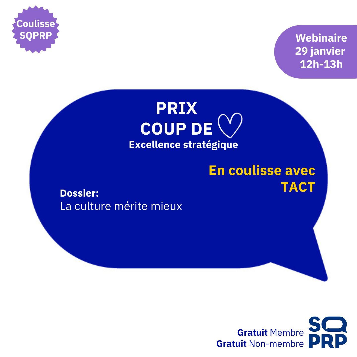 Prix Coup de cœur - Excellence stratégique : en coulisse avec TACT