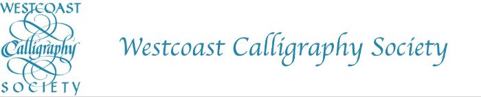 Logo Westcoast Calligraphy Society
