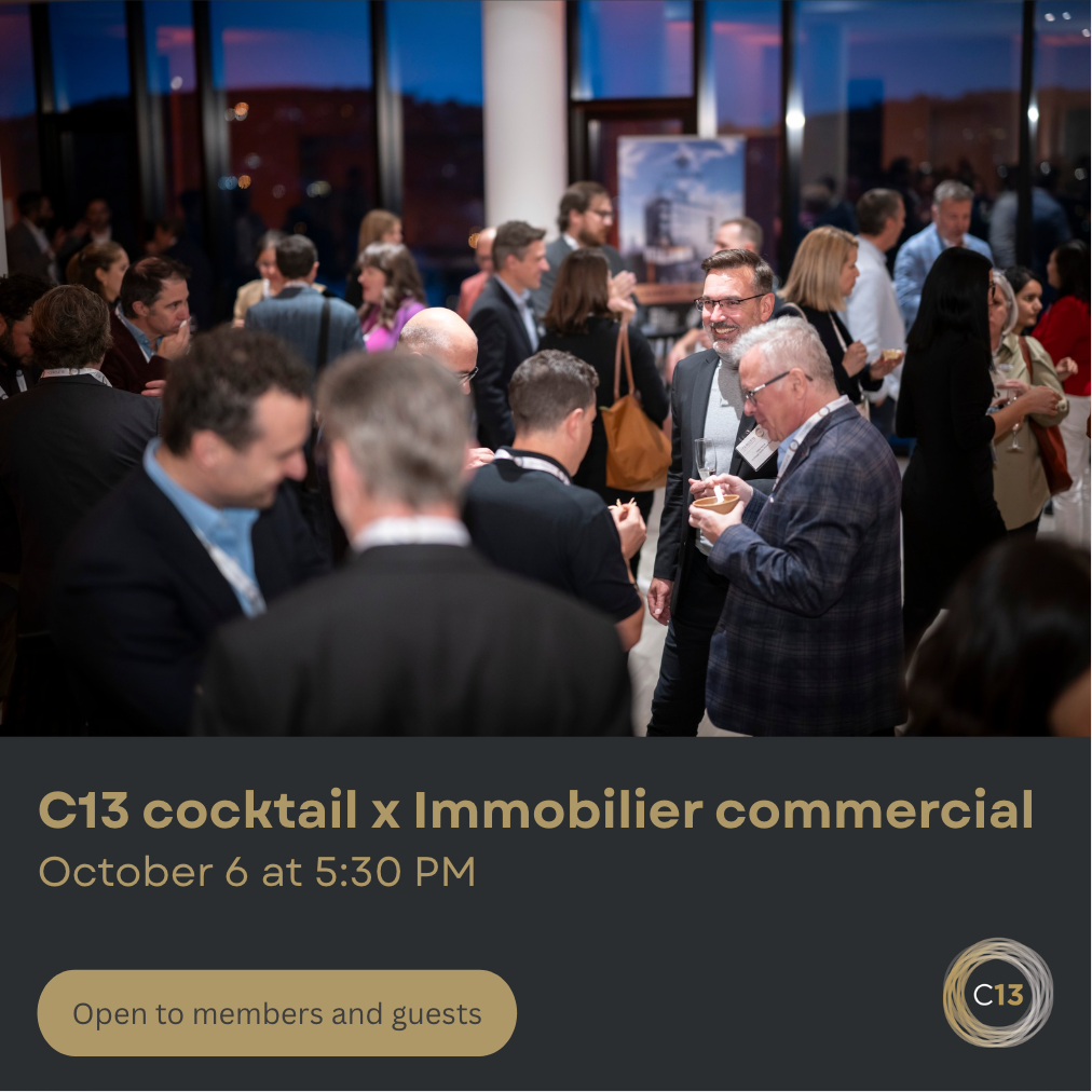 C13 cocktail and Immobilier commercial