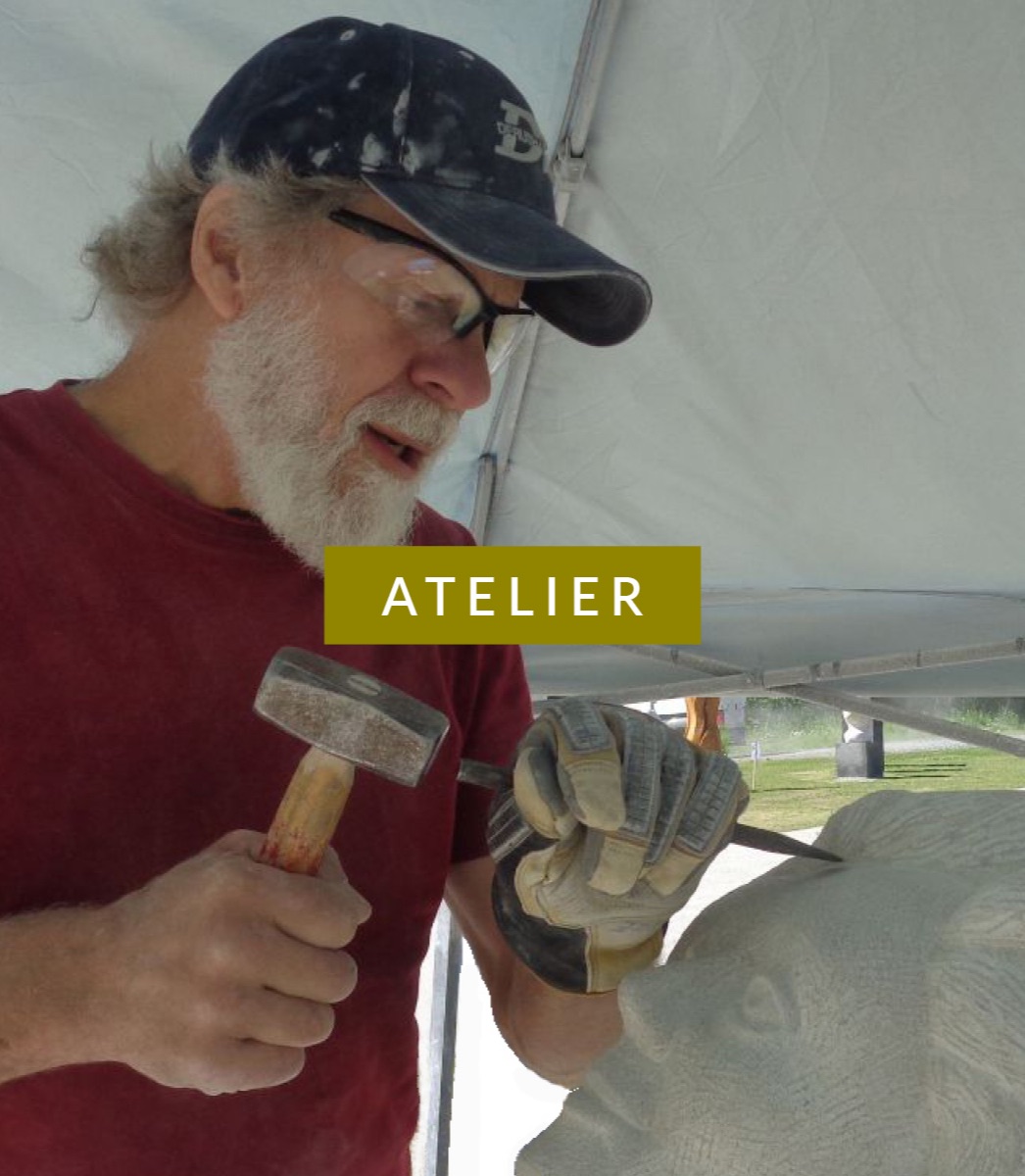 Atelier de sculpture sur pierre