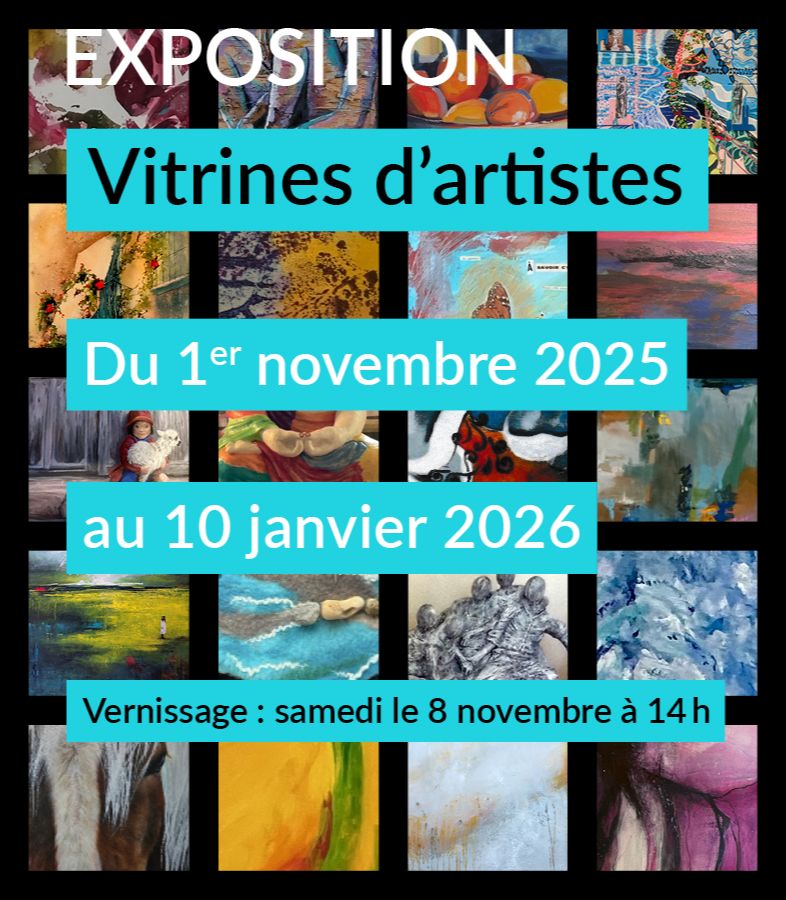 Exposition Vitrines d'artistes