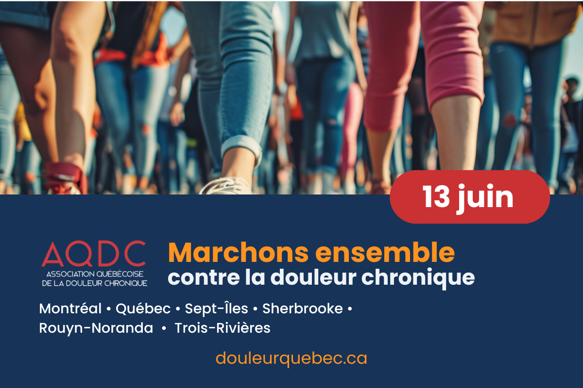 AQDC | Marchons ensemble contre la douleur 2026