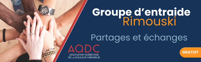 Groupe d'entraide présentiel à Rimouski - dès le 4 mai 2026