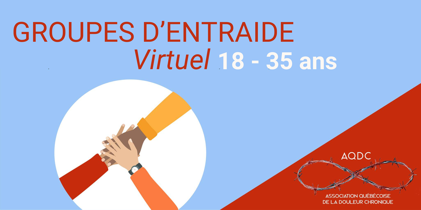 Liste d'attente - Groupe d'entraide virtuel - 18-35 ans (Hiver/Print 2025)