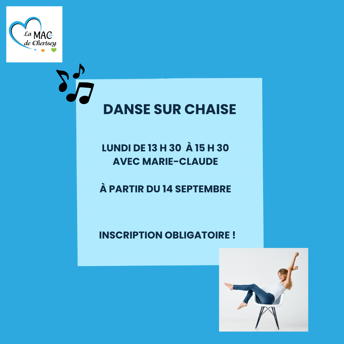 Danse sur chaise