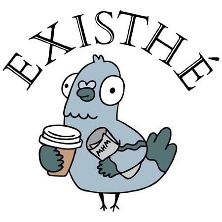 Logo Existhé café littéraire communautaire inc