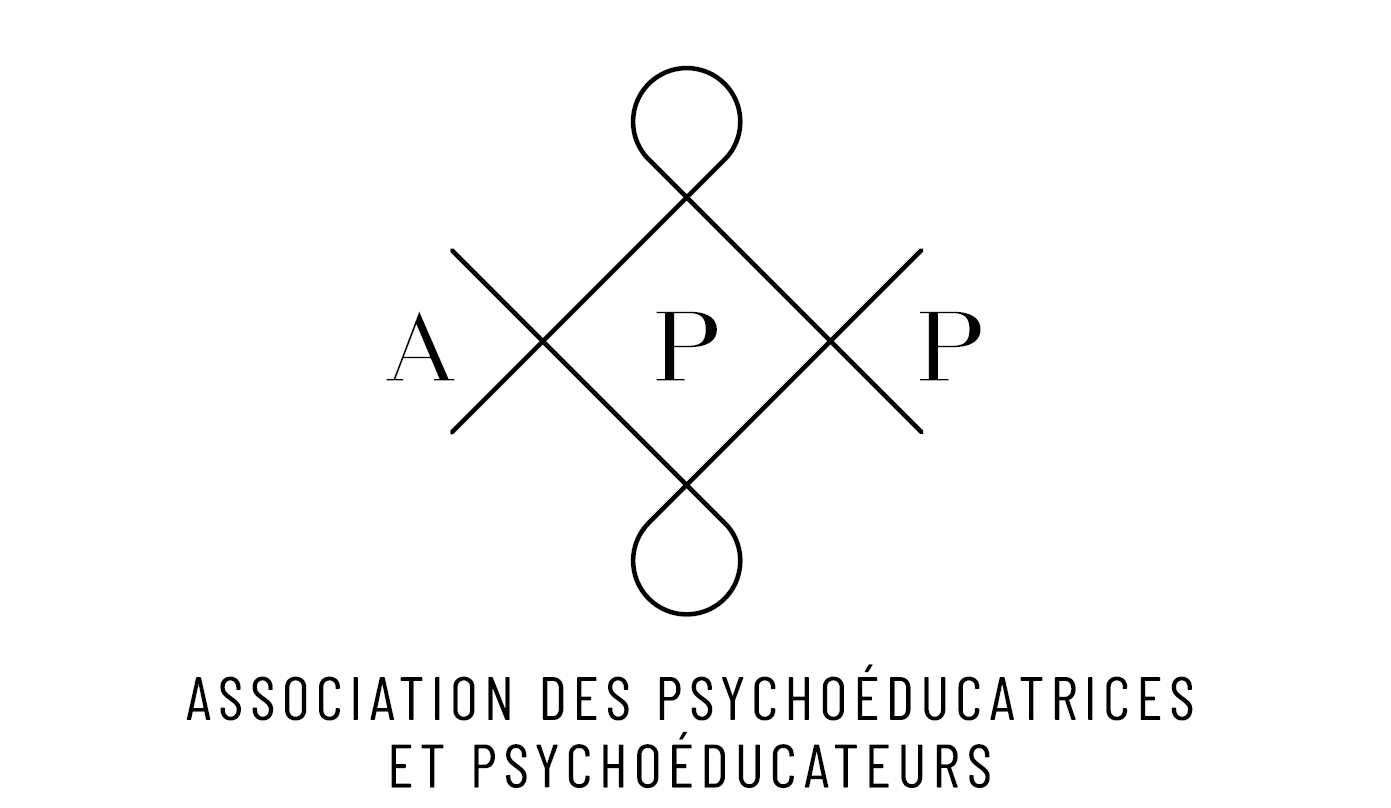 Logo Association des psychoéducatrices et psychoéducateurs