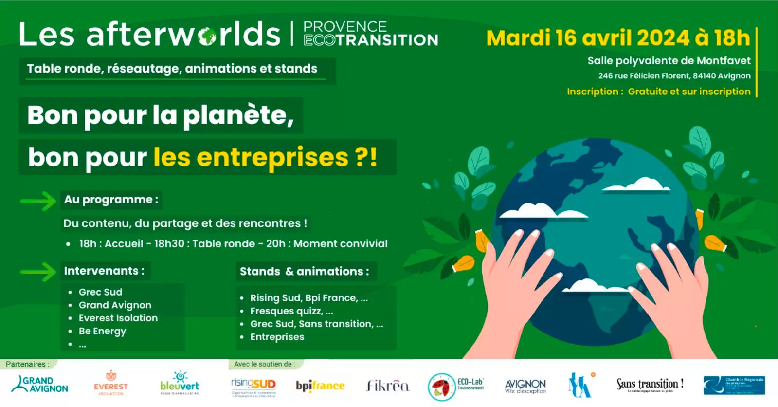 Soirée : Bon pour la planète, bon pour les entreprises ? | L’association Provence Ecotransition (84)