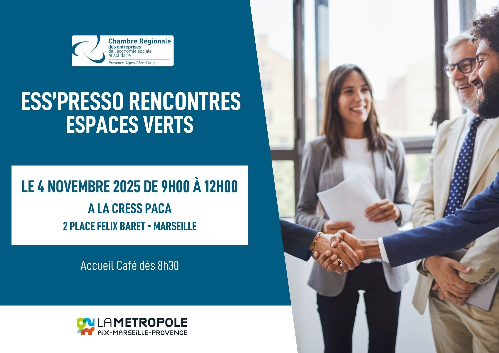 ESS'presso rencontres Espaces Verts | La CRESS Sud, la Métropole Aix-Marseille Provence (13)