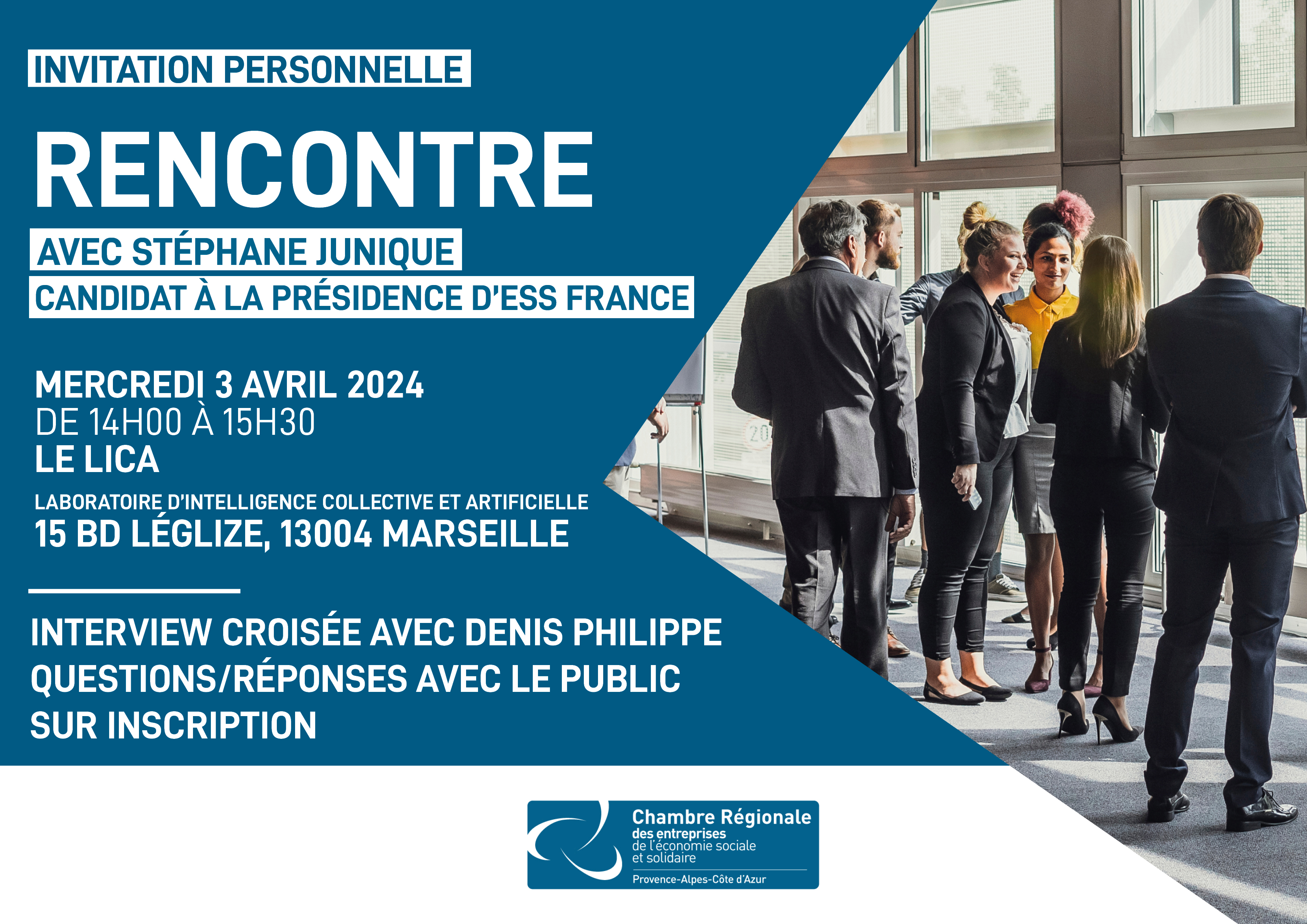 Rencontre avec Stéphane Junique, candidat à la présidence d'ESS France | La CRESS Sud (13)