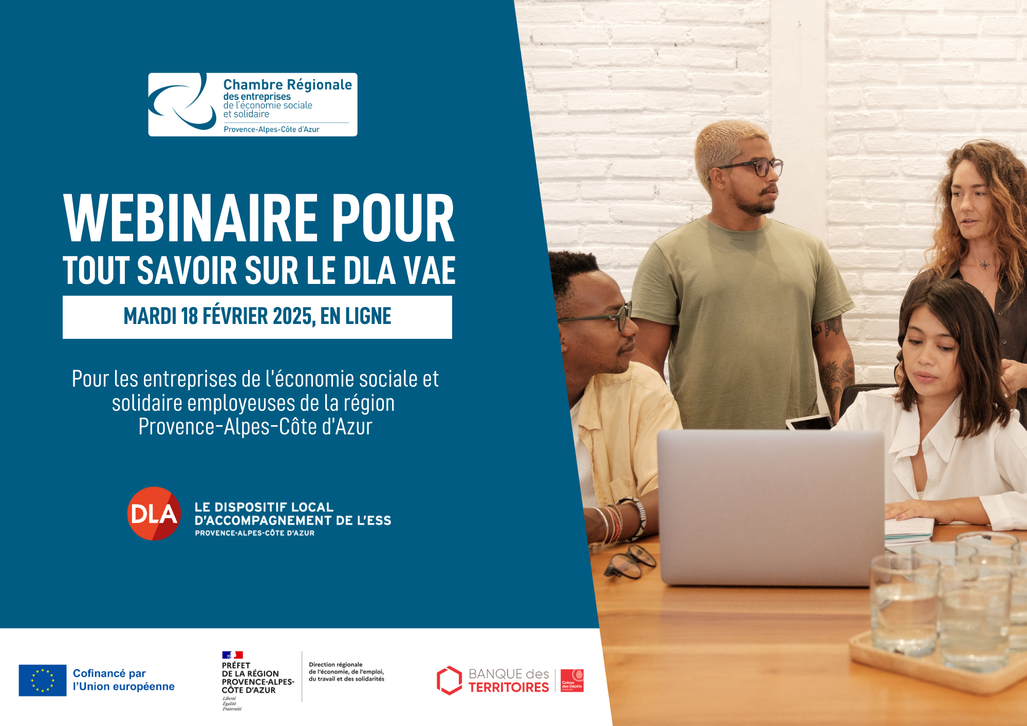 Webinaire : tout savoir sur le nouveau dispositif DLA VAE | La CRESS, la DREETS Paca (en ligne)