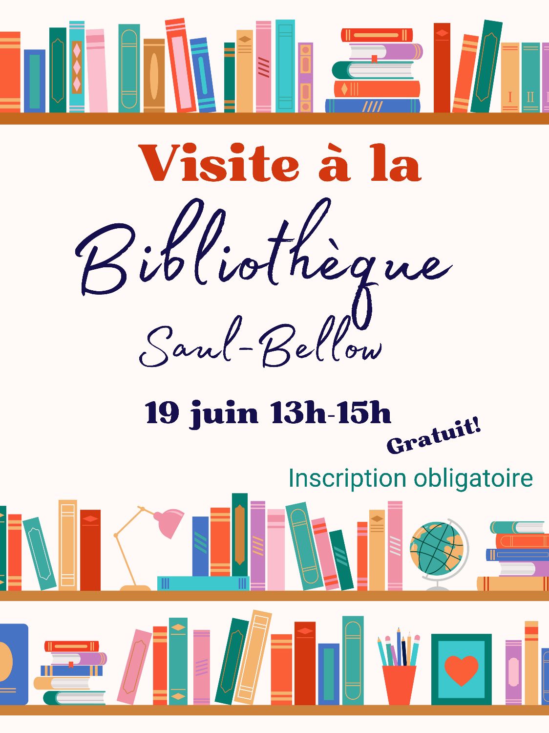 Visite à la bibliothèque Saul-Bellow